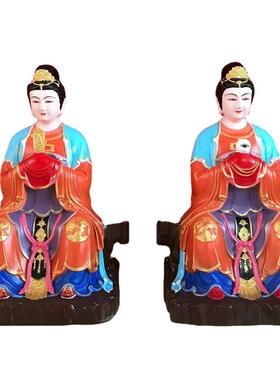 黄铜三霄娘娘雕像 云霄娘娘铜像 浩远雕塑铸造宗教神像摆件