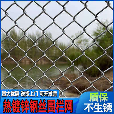 热镀锌钢丝网围栏养殖网圈地狗笼牛羊猪栅栏户外防锈不锈钢勾花网