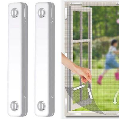Magnetic Window Screen Clip Self-Adhesive Window Fixation