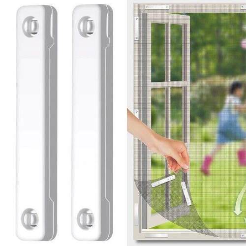 Magnetic Window Screen Clip Self-Adhesive Window Fixation