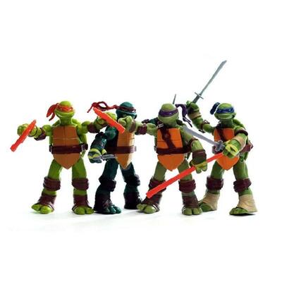 4pcs/Set Ninja Turtle Anime Figure Neca TMNT Limited Edition