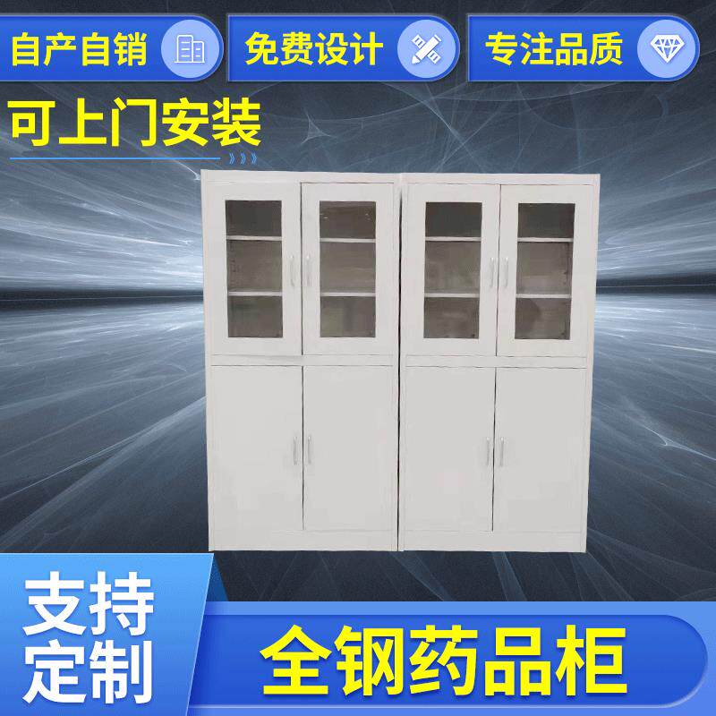 全钢双人双锁药品柜耐腐蚀硫酸存储柜实验室化学品安全柜试剂柜