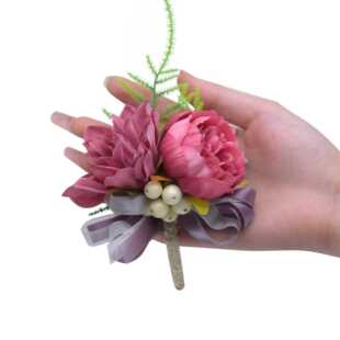 绢布胸花大全套实 新娘伴娘姐妹团婚礼伴手礼 新款 直销永恒天952