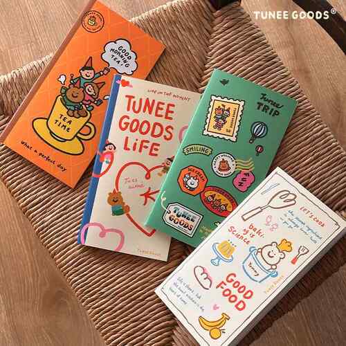 TUNEE GOODS 插画手帐本 便携设计笔记本TN内芯标准日程本