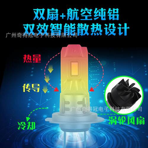 厂家V25汽车led大灯直插式安装远近一体灯H4 h7车灯改装led灯