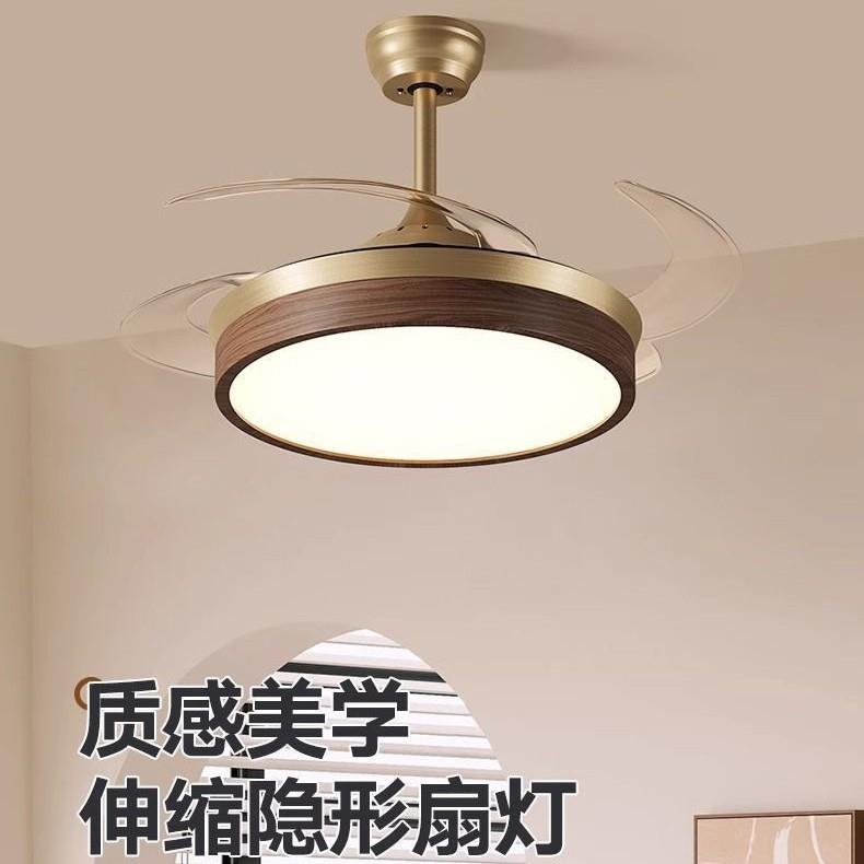 新中式客厅吸顶灯大气简约实木高端led卧室灯餐厅灯全屋复古灯具