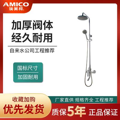 正品埃美柯花洒套装升降大淋浴器妇洗器喷头全铜水龙头水嘴YG159