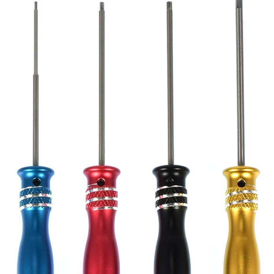 4件套1.5mm2.0mm2.5mm3.0mm内六角螺丝刀工具套装航模HSS高速钢