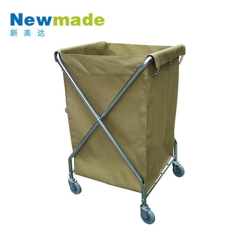 新美达厂家批发酒店服务车方形布草车 X形布草车PA工作车