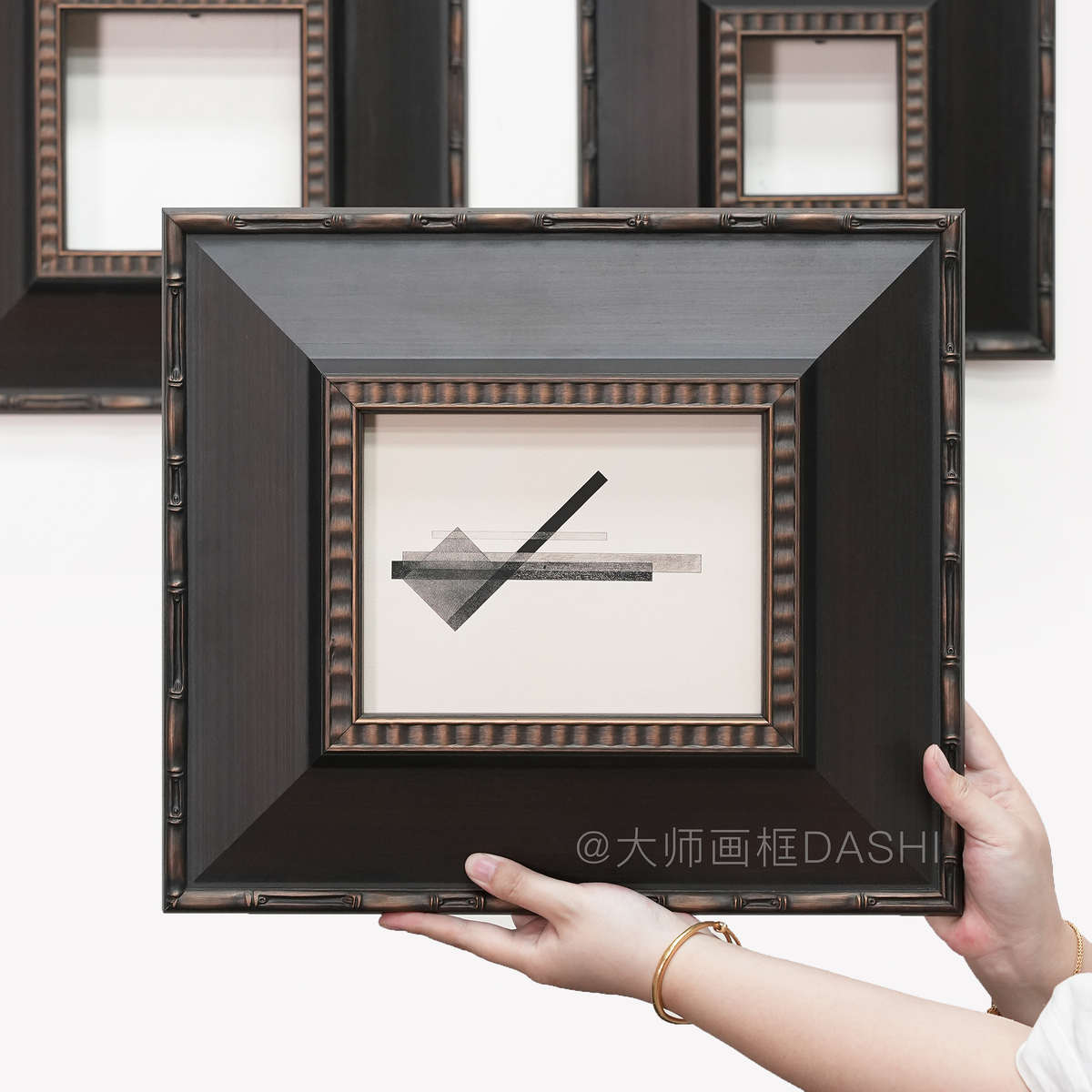 中古复古欧式实木油画外框装饰画框定制装裱挂墙相框镜框空框拼图