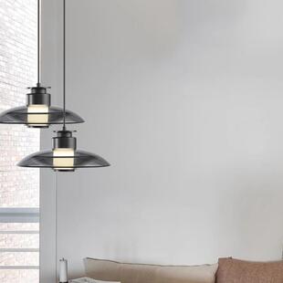 意式轻现代简约奢卧室床吧头玻璃吊灯台餐668餐厅桌展厅楼梯创意