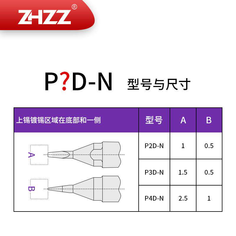 P2D-N P3D-N P4D-N优尼烙铁头 通用于UNIX优琳全自动焊接机洛铁头