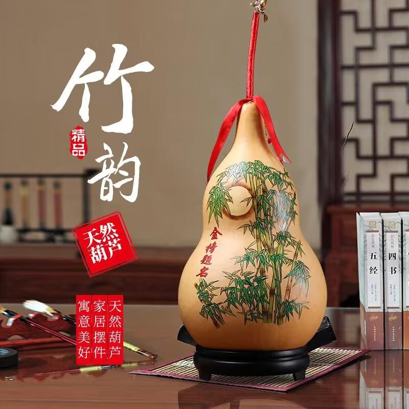 厂家天然大葫芦 手工烙画精品大葫芦 客厅办公室摆件招财进宝