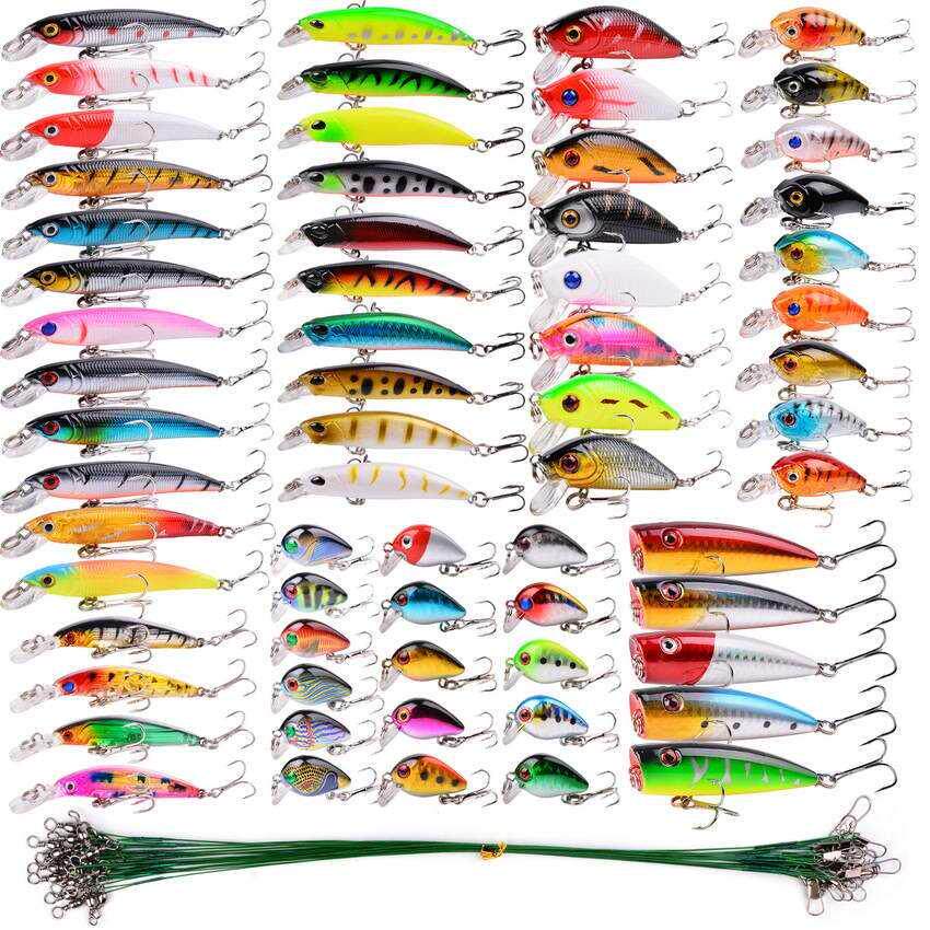 Fishing Lure Set Fishing Hard Bait Mini Minnow Floating Swin