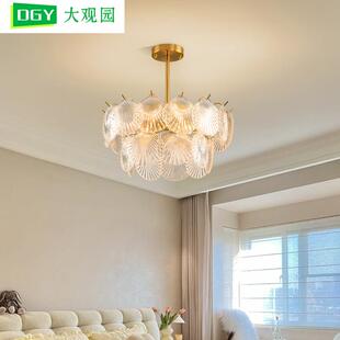 卧室吊灯法式 轻奢水晶灯主灯卧室灯具IRA现代简约餐厅间房413