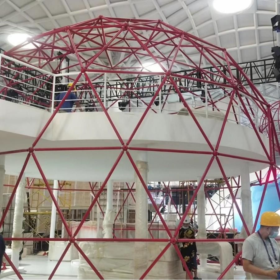 徐州网架公司设计加工安装整体钢结构网架及各种网架配件钢制