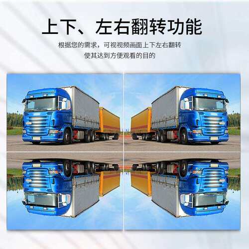 AHD 7寸高清车载液晶显示器 IPS屏 EMC认证 港口堆高机 装载机
