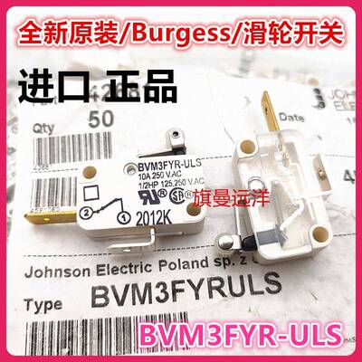 全新原装 可直拍 BVM3FYR-ULS 进口 Burgess思博 滚轮微动开关10A
