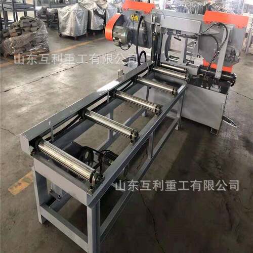 建筑工地电厂用4240型双锁紧钢筋锯床双立柱螺纹钢钢筋锯床