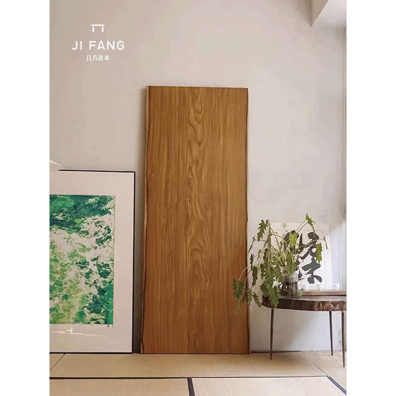 A10L丨大美木豆非洲柚木整块实木大板桌实木餐桌茶桌去客厅化