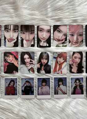 ive小卡自印特典wm1.0幸运卡拍立得怼脸圆秋怜安瑞栗正规一新专芙