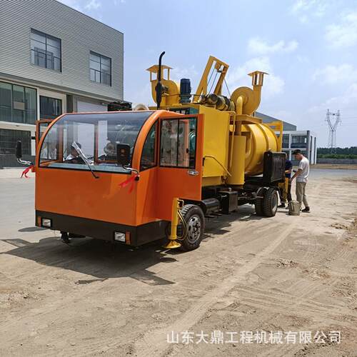 废旧沥青料再利用再生设备移动式双罐沥青拌合机可烧重油