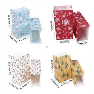 Christmas Paper Gift Box Bags Christmas Decorations for Home