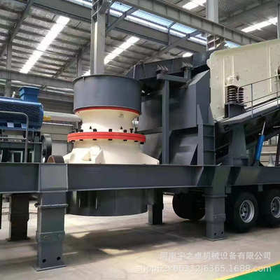 石头破碎机垃圾粉碎机保山砂石灰石机式车载石制锤移动建筑鹅卵