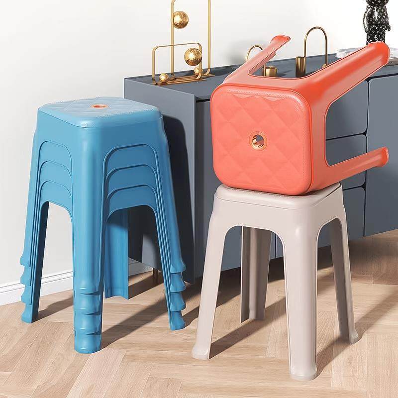 塑料凳子加厚家用特厚现代简约可叠放摞叠久坐舒服椅子高方凳板凳,住宅家具,其它凳子,淘宝优惠券,粉丝福利购,淘宝优惠卷