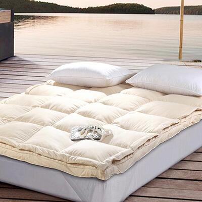 酒店宾馆加厚全棉防羽布双层凌空床垫单双人防垫厂家直销贸易