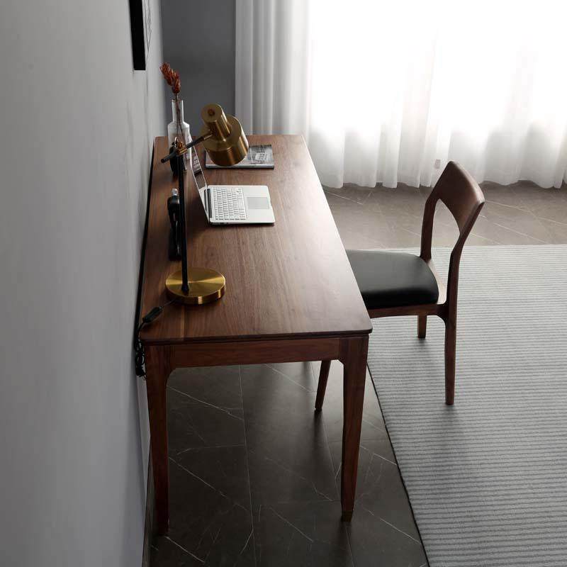 胡桃樱木书桌桃木木学习红橡木办桌公桌884实木写字桌白橡桌