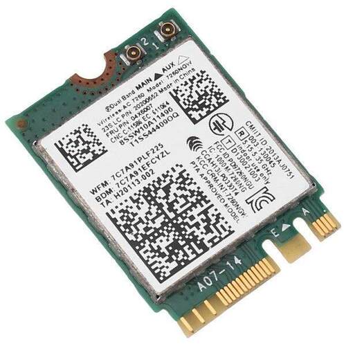 7260NGW 7260AC WiFi Card 2.4G/5G BT4.0 04X6007 for X250