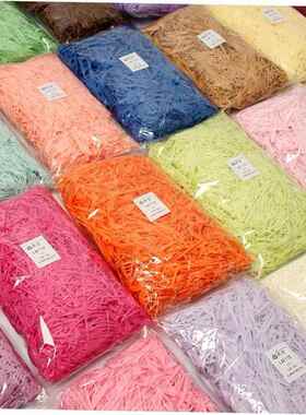 50g DIY Shredded Crinkle Paper Raffia Confetti Candy Gift Bo