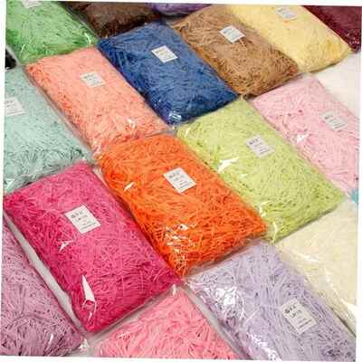 50g DIY Shredded Crinkle Paper Raffia Confetti Candy Gift Bo