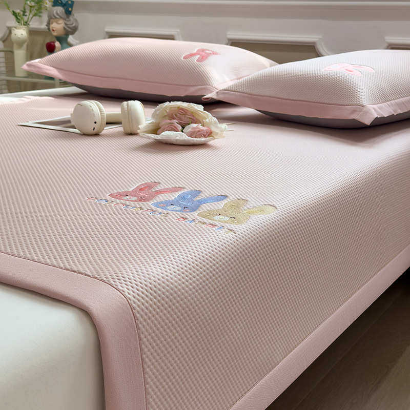 床机冰款空调软席子可丝a凉席级夏季笠洗母婴冰豆豆床单席类凉丝,床上用品,冰丝席,淘宝优惠券,粉丝福利购,淘宝优惠卷