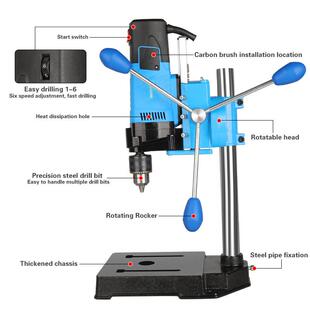 微型台钻718高速钻床精密铣床迷2你能用多功车家佛珠工具20v小钻