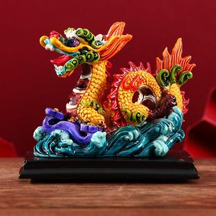 dragon gift Chinese souvenir porcelain Crafts lion style and