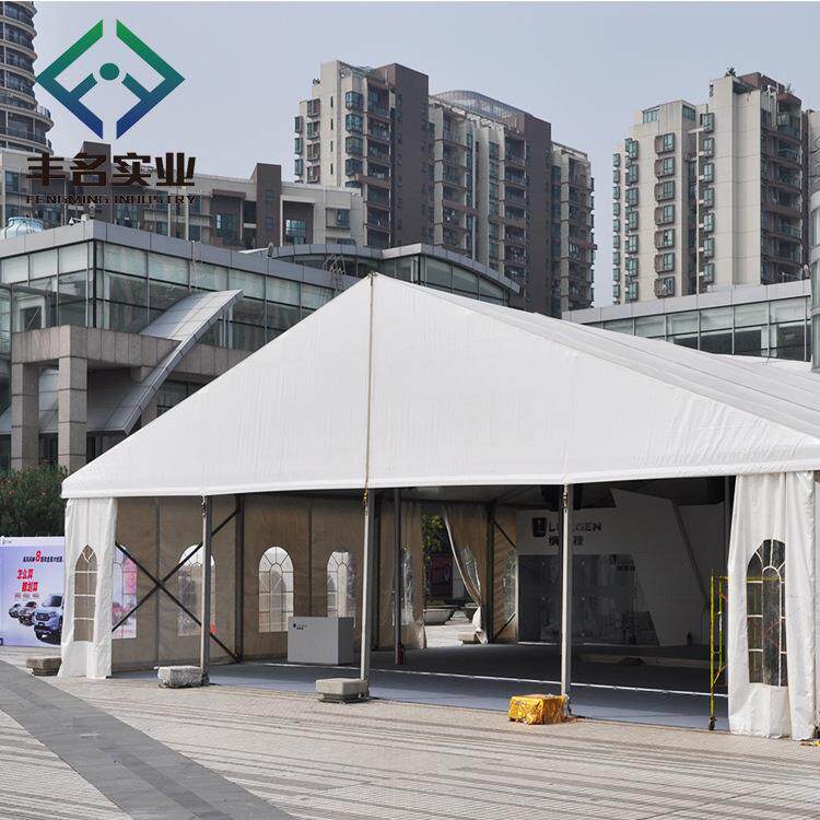 白色户外浪漫婚礼宴会帐篷工厂出售出口partyandweddingtent