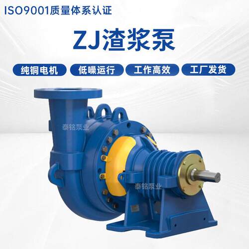 ZJ渣浆泵卧式大流量扬程河底抽沙泵铬合金耐磨吸砂池塘泥浆泵