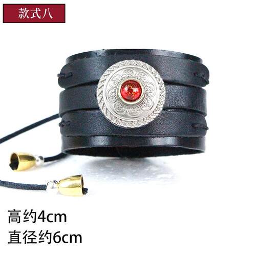 高档古装男士公子将军套头汉男假发服套整假发摄影演顶出舞台假发