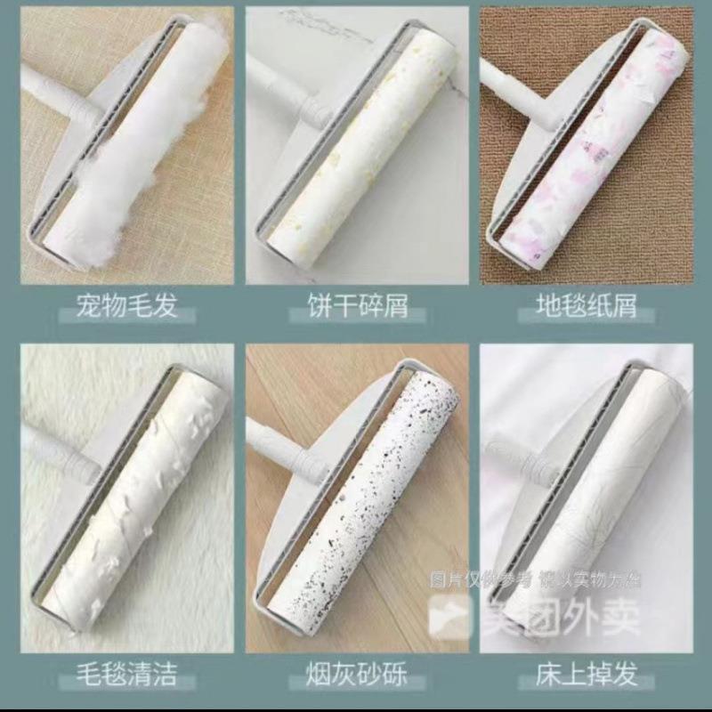 滚粘毛器筒长柄滚刷大加长家用灰滚轮粘尘吸头发54地板沾粘毛神号