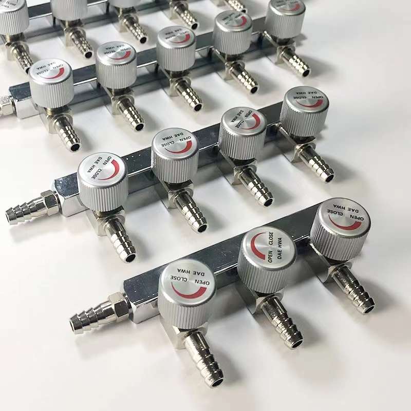 海鲜增氧气泵分流开关鱼箱分流器氧气管分接头鱼箱分仓氧气调节