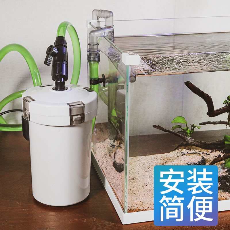 森森鱼缸过滤器静音小型乌龟水族箱免换水循环设备外置过滤桶装置