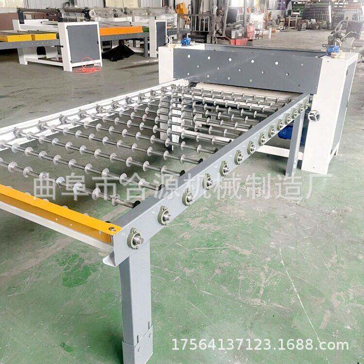 陶瓷保温一体板EVA涂胶机 自带传送台 陶瓷薄板外墙板冷压机