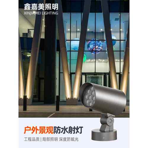 户外投光灯防水亮化工程led聚光射灯桥梁建筑外墙景观照明投射灯