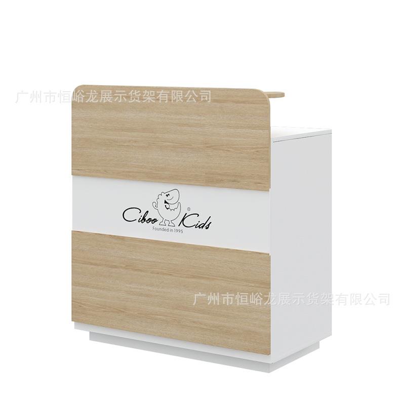 前台超市便利店收银台母婴精品小型柜台拆卸式立柱货架厂家