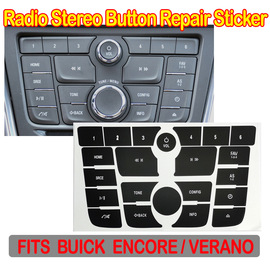 适用于别克昂科拉 威朗CD收音机按钮修复贴纸BUICK ENCORE VERANO