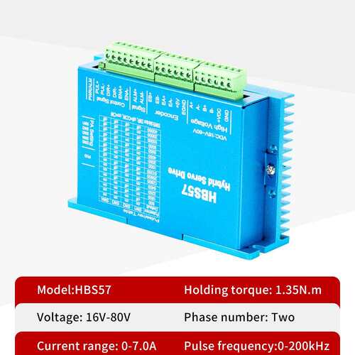HBS57闭环驱动器57/86两相闭环步进电机驱动器套装24V电机控制器
