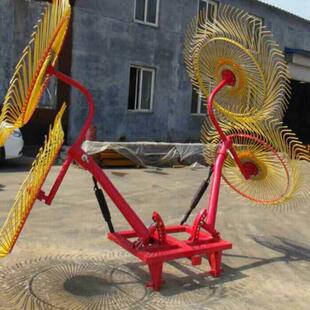 秸秆牧草割倒搂草机指盘式搂草机新款液压搂草机