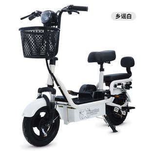小型迷你电瓶车折叠亲子代步车成人电车女士带娃电动车